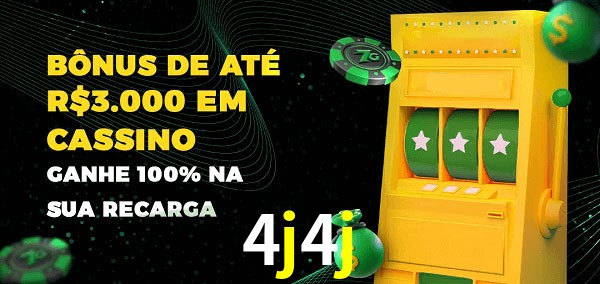 4j4j melhor bônus de depósito